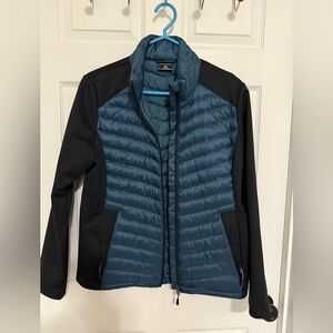 Women's Blue and Black Jacket